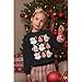 BOUTIKOME Toddler Kids Christmas Sweatshirt Little Girls Boys Santa Claus Shirts Cute Xmas Graphic Pullover Tops 2-7T(Black-1,2-3T)