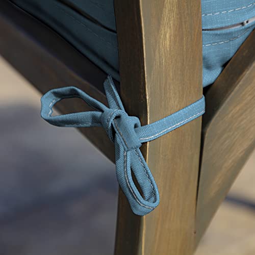 Arden Selections Profoam Essentials Outdoor Seat Cushion 20 X 20, French Blue Texture #TOP5