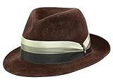 borsalino hut online kaufen Breite, mehrfarbige Ripsbandgarnitur