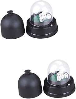 Toyvian 2 Pçs Copo De Rolo De Dados Peneira Elétrica Copo De Dados Automático Agitador De Dados De Cassino Copo De Dados Elétrico Cobertura Completa Copo De Dados Anti-Trapaça Copo De