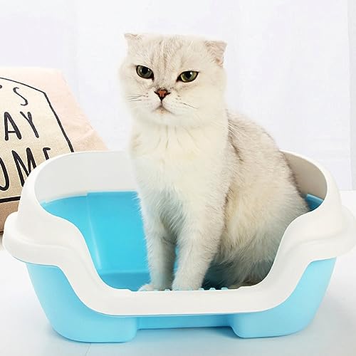 Caja sanitaria para gatos ULTECHNOVO azul abierta miniatura 4