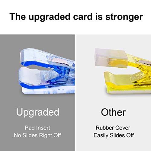 Image of 3PCS Credit Card Puller, Cute Debit Bank Card Grabber for Long Nails ATM Keychain Women with Plastic Clip