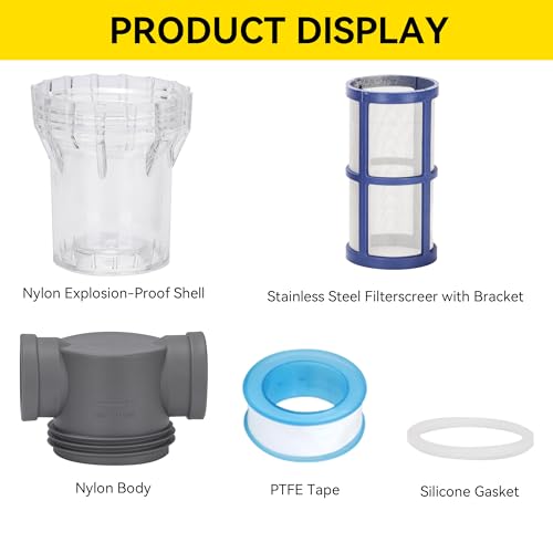 Filtre à sédiments NPT 1 pouce pour bloquer le sable et protéger les pompes