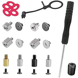 Akuoly Juego de tornillos M.2 SSD para la Montaje o Reparación de M2 Nvme SSD para Placa Base de Asus Gigabyte ASRock Msi, 21 piezas