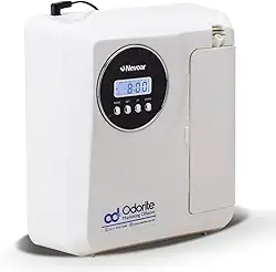 Nevoar Aromatizador Ambiente Nebulizador Automático Digital - Branco/Preto - Difusor de Aroma para Ambientes (Branco)