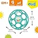 Bright Starts Oball Easy-Grasp Rattle BPA-Free Infant Toy in Teal, Age Newborn and up, 4 Inches