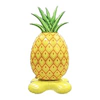 Ananas Luftmatratze, Aufblasbare Palme für Sommerparty, Kinder Spielzeug, 154 cm x 77 cm, Ideal für Pool und Strand, Hawaii Deko Ananas Ballons Stehend