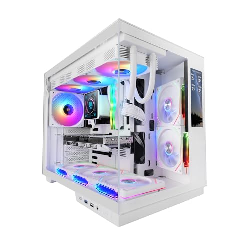 Mars Gaming MC-MIRAGE, Case Gaming ATX, Schermo LCD IPS...