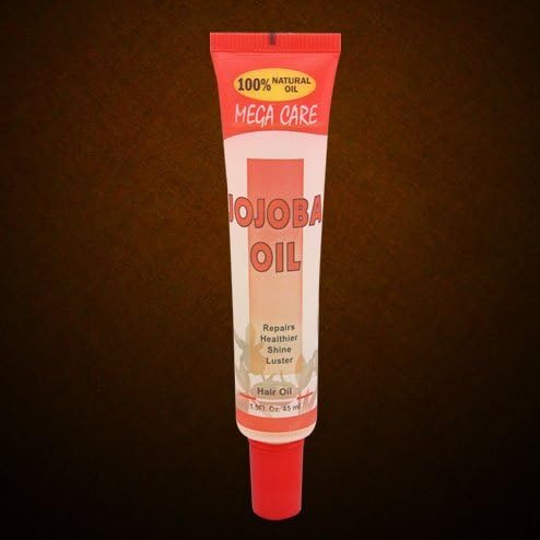 Mega Care Tube Hair Oil (Jojoba Oil) - 1.5Oz 6pck With Nail File