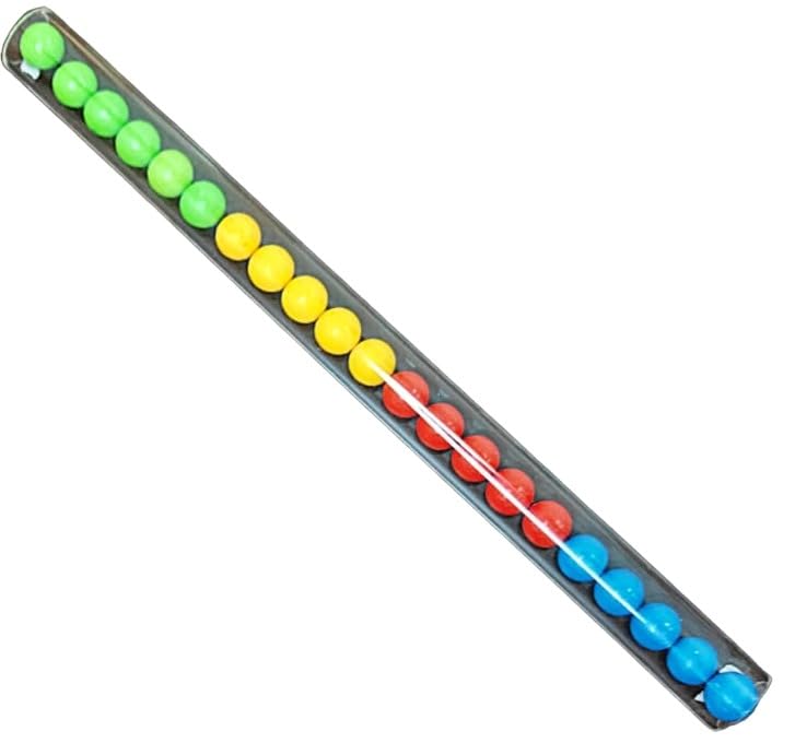 Kancha Marble Run Track Set – Transparent Acrylic Pipes with 20 Free Multicolour Marbles | Unbreakable Balls for Safe Play | Durable & Educational STEM Toy for Kids Ages 4+