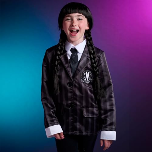 Disfraz Wednesday Addams 2 Piezas Talla 4-6 para Niñas miniatura 3