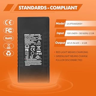 HPGAAVD 54,6V 2A Chargeur Trotinette Electrique pour Xiaomi 4 Ultra/4 Pro 2nd Gen/5, 5 Pro，48V Chargeur Universel Batterie Lithium avec 7 Connecteurs，Charge Rapide pour Hoverboard, E-Bike,Scooter