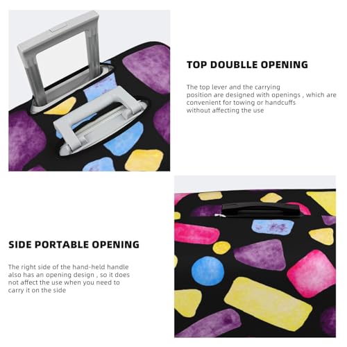 Watercolor Luggage Cover Washable Elasticated Luggage Covers for Suitcase tsa Approved Stylish Dust and Scratch Resistant Luggage Case Protector4