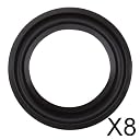 TRENDIVIBE 8xAudio Speaker Rubber Speaker Edge Repair Accessories 3 inch gallery image