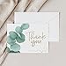 Thank You Cards with Envelopes | 48 Gold Foil Eucalyptus | Wedding, Bridal Shower, Baby Shower, Graduation, Small Business Thank You Notes 4x6 inches Blank Inside