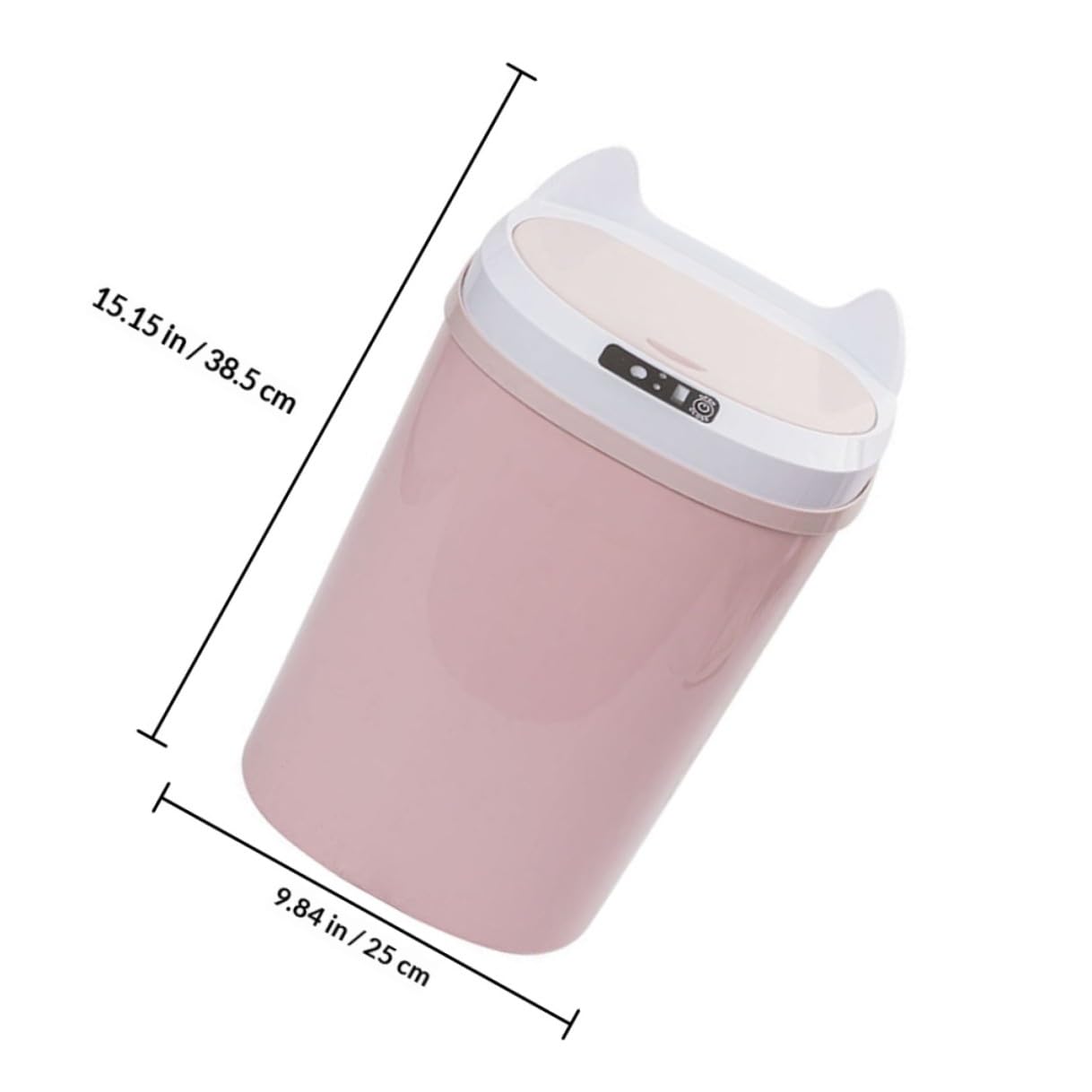 17l Intelligenter Öffnung Automatischer Sensor Mülleimer, Rosa