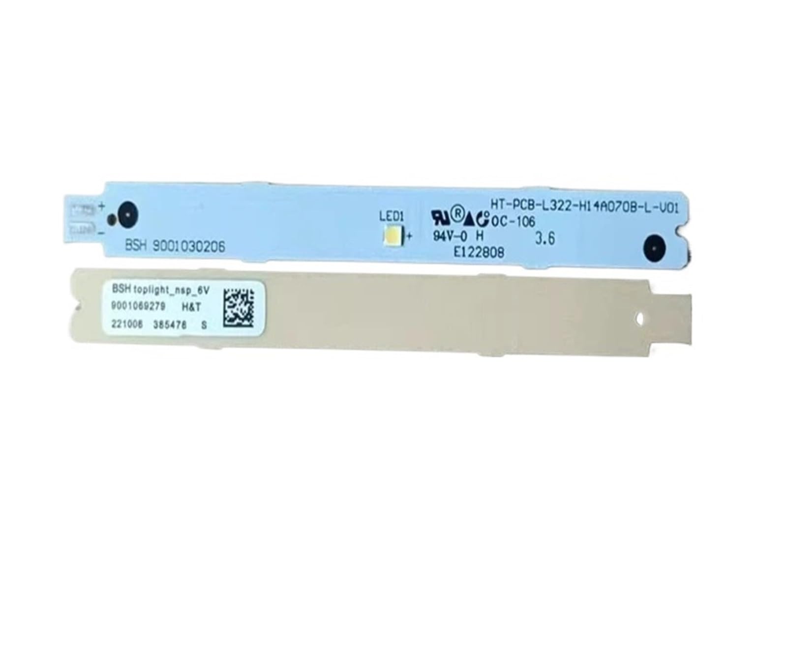 YBLPRJFS Compatible for Siemens BSH 9001030206 A1 6V Refrigerator LED Strip Light Bar