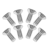 Alipis 8 Stück Bremsscheiben Befestigungsschrauben aus Edelstahl für Vorderachse Sichere Montage und Fahrzeugspezifische Passform