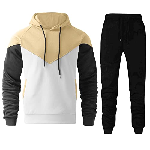 Costume pour homme slim avec poche polaire à capuche idéal pour rester au chaud en automne
