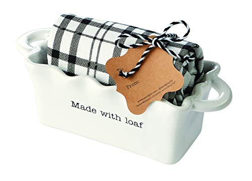 Serviette en forme de mini pain Mud Pie dolomite cadeau idéal - 2
