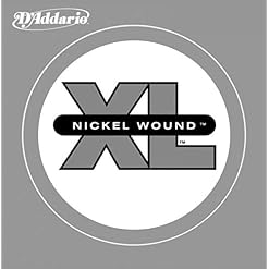 D’Addario XB080S Corde seule longue en nickel pour basse Calibre .080 - Les Beatles, Paul McCartney, John Lennon, RIngo Starr, George Harrison