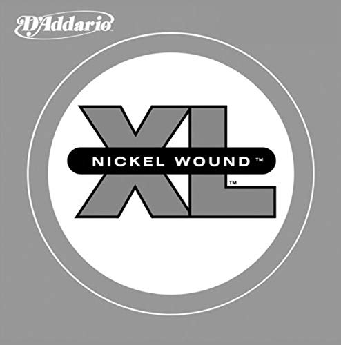 D’Addario XB080S Corde seule longue en nickel pour basse Calibre .080 - Les Beatles, Paul McCartney, John Lennon, RIngo Starr, George Harrison D'Addario XB080S Corde seule longue en nickel pour basse Calibre .080