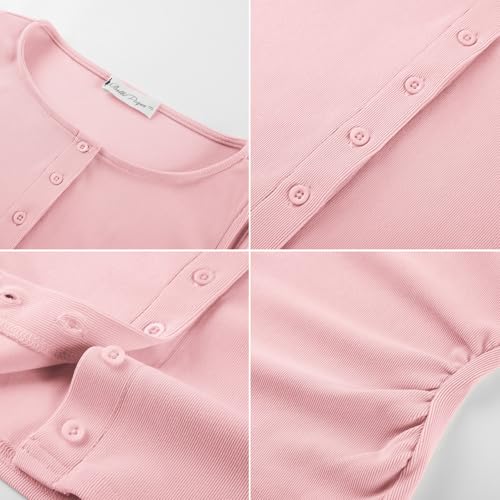 Image of Belle Poque Womens Button Down Tank Tops Ribbed Summer Vest Slim Fit Crop Going Out Tops Open Front Sleeveless Y2K Clothes