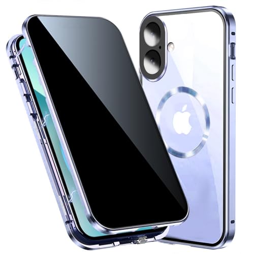 Coque anti-espion pour iPhone 16 magnétique antichoc intégrale