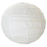 REGOLIT Pendant Lamp Shade Rice Paper Handmade Ambient Light White 17 3/4"
