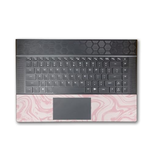 Image of Laptop Skin Compatible with Alienware X16 R2 (2024) - Silky Pink - Premium 3M Vinyl Protective Wrap Decal Cover - Easy to Apply | Crafted in The USA by MightySkins