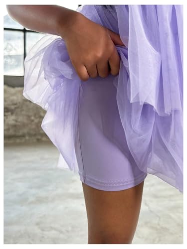 WDIRARA Toddler Girl's Layered Ruffle Sleeveless Dress A Line Swing Tank Dresses with Built in Shorts4