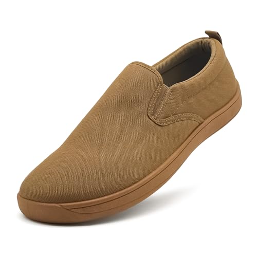 Mens Slip-on Shoes Loafers Casual Walking Shoes Hands Free Canvas Fashion Sneakers