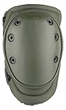 ALTA 50453.09 AltaFLEX Gel Insert Heavy Duty Knee Protector Pad, Olive Green Cordura Nylon Fabric, AltaLOK Fastening, Flexible Cap, Long, Olive Green