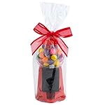 Purple Q Crafts Cellophane Bags For Baskets 9 X 20 10 PACK Cellophane Gift Bag For Wine Bottles, Small Baskets, Mugs And Gifts 1.2 Mil Thick (10 Bags)