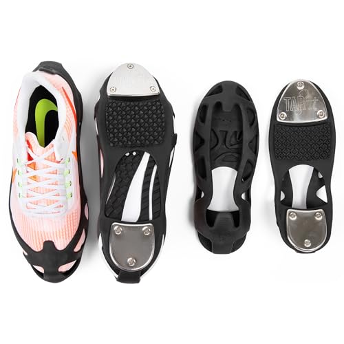 Slip on Tap Shoes for Girls, Women & Men | Waterproof Stainless steel taps | Authentic Tap Dance Sound & No-Slip Safety Grip & Stretchable Design | Environmental friendly instant tap dance shoes | Unisex Tap Shoes