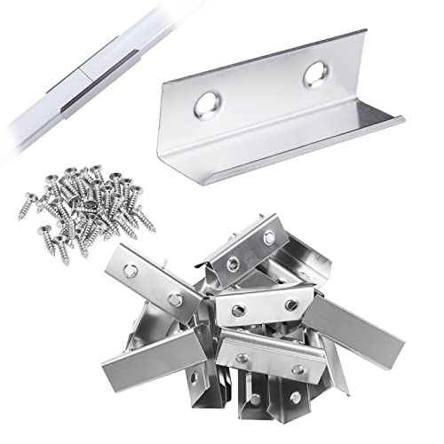 Muzata 20Pack Extension Connector for LED Channel fit Muzata V1SW Aluminum V Shape LED Channel for Longer Connection LCB2