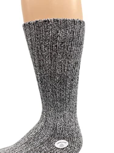 Sierra Socks Thick Hiking Wool Socks, Socks for Outdoor, Causal Socks (Gray, Large)