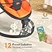 Baby Swings for Infants, Portable Baby Swing for Newborns with Bluetooth, Electric Infant Swing with 5 Speed Motions, 12 Soothing Melodies & Remote Control (Max 20 lbs, Orange)