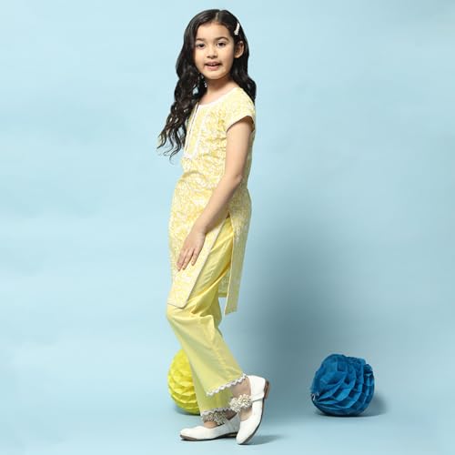 Image of BIBA Girls Cotton Suit Set