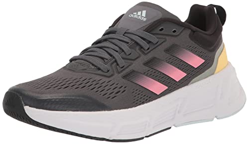 adidas Questar, Zapatillas para Correr Mujer, Gris Beam Rosa Negro, 40 2/3 EU