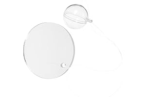 POPETPOP Betta Exercise Mirror: 7CM Double Sided Mirror with Floating Ball for Betta Fish