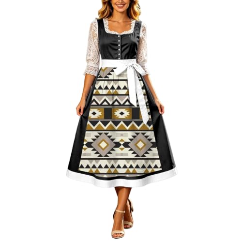 Robe de soirée ample Dirndl respirante pour rester à l'aise à la fête de la bière