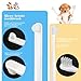 Dog Toothbrush Brushing Kit, Cat Tooth brushing Kit, Suitable for All Cats and Dogs Dental Care. White, Soft Bristles, Pet Toothbrush Kit Meets All Cleaning Needs, Multi-Functional Dental Cleaning