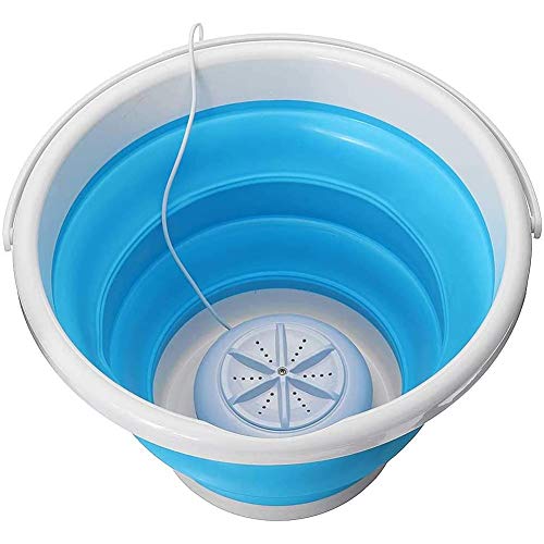 Reisen Ultraschall Klappwaschmaschine Tragbare Eimer Turbine Waschmaschine Kompakte Elektrische Reiniger Mini Waschmaschine USB Folding Travel