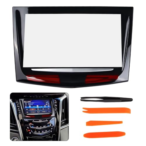 RANSOTO CUE Touch Screen Display Replacement Compatible with 2013 2014 2015 2016 2017 Cadillac ATS Escalade SRX XTS ELR CTS CTS-V with Trim Removal Tool Replace 22980208 23388826