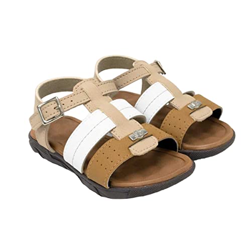 SAPATO CASUAL BEBE DE USO COMUM C/SOLA SINT. CABEDAL SINT. BEGE 435/BRANCO 99/CARAMELO 876 21