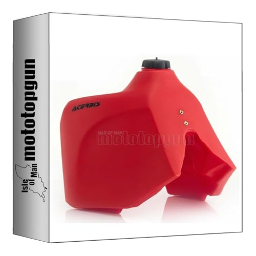Tanque Acerbis rojo para Honda XR 400 R de 1996 a 2004