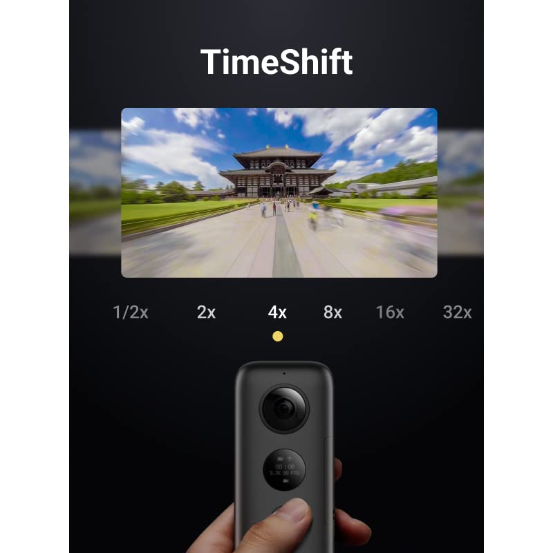 Insta360 ONE X 360-Grad-Action-Kamera, 5,7K Videos + 18MP Fotos, FlowState-Stabilisierung, Echtzeit-WiFi-Übertragung… – Bild 8