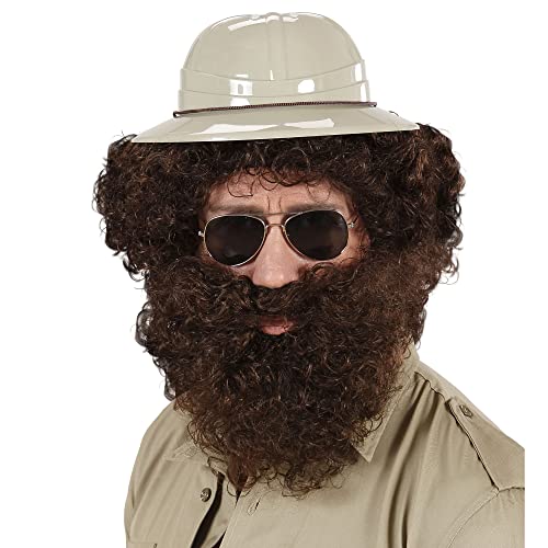 Parrucca e Barba Ricce Caratteriali