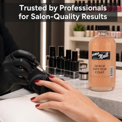 Top Coat PRONAIL de secado rápido y alto brillo 16 oz miniatura 3